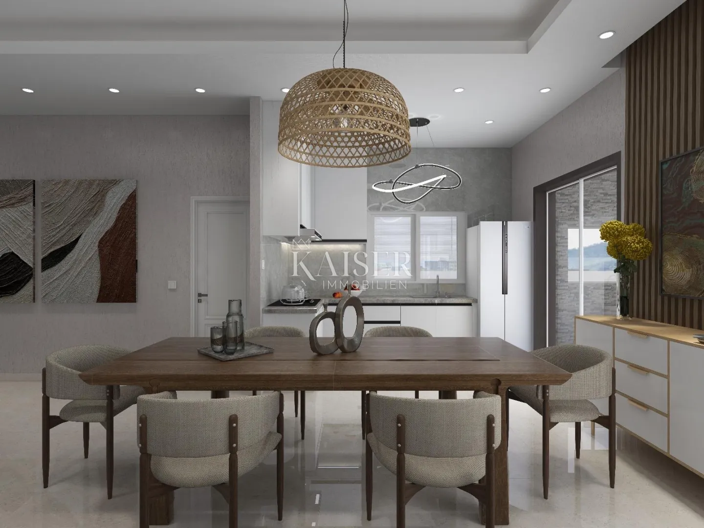 malinska, otok krk - luksuzni dvoetažni apartman 165m2 - slika 20