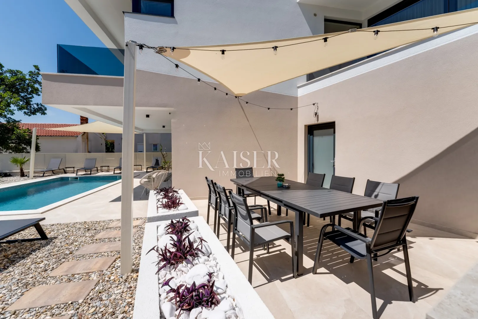otok krk, omišalj - luksuzna dvojna kuća 195m2 - slika 7