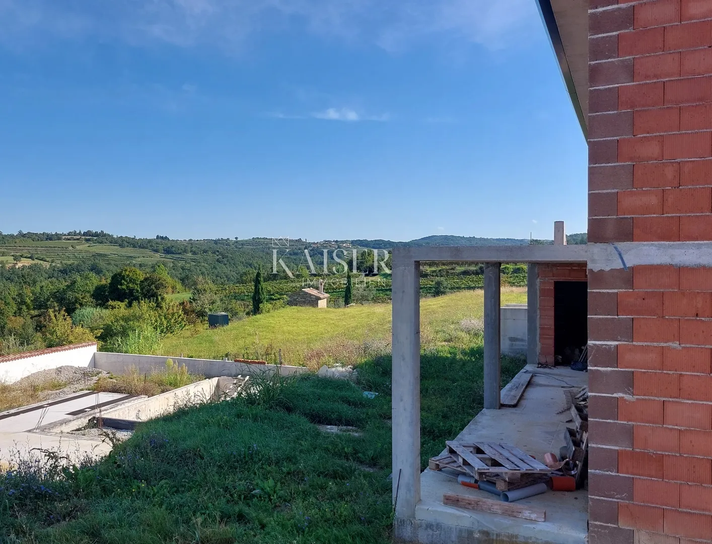 istra, momjan, vila s bazenom u izgradnji - slika 13