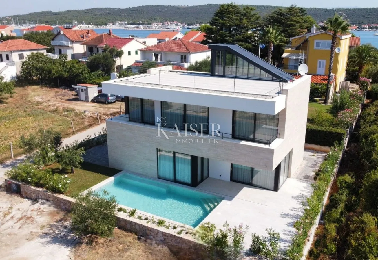 zadar, sukošan - luksuzna vila 411 m2, 100 m od mora - slika 9