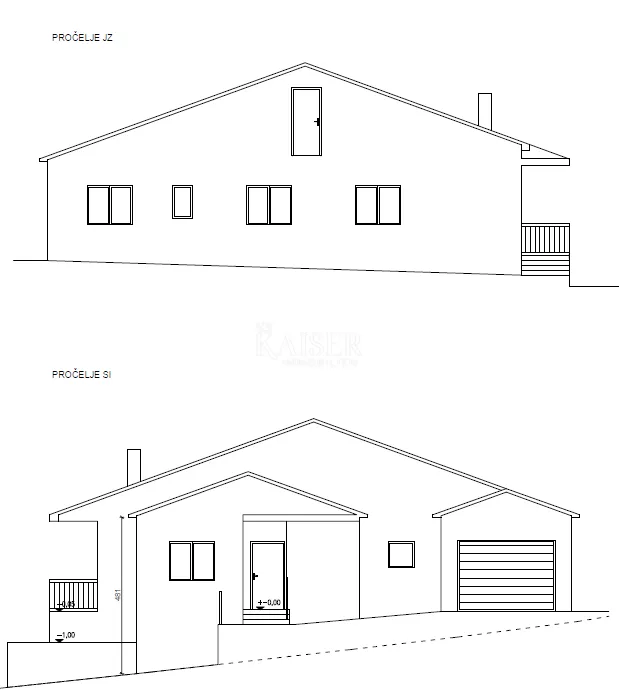 vodice,šibenik - moderna samostojeća prizemnica s garažom i velikom okućnicom - slika 44