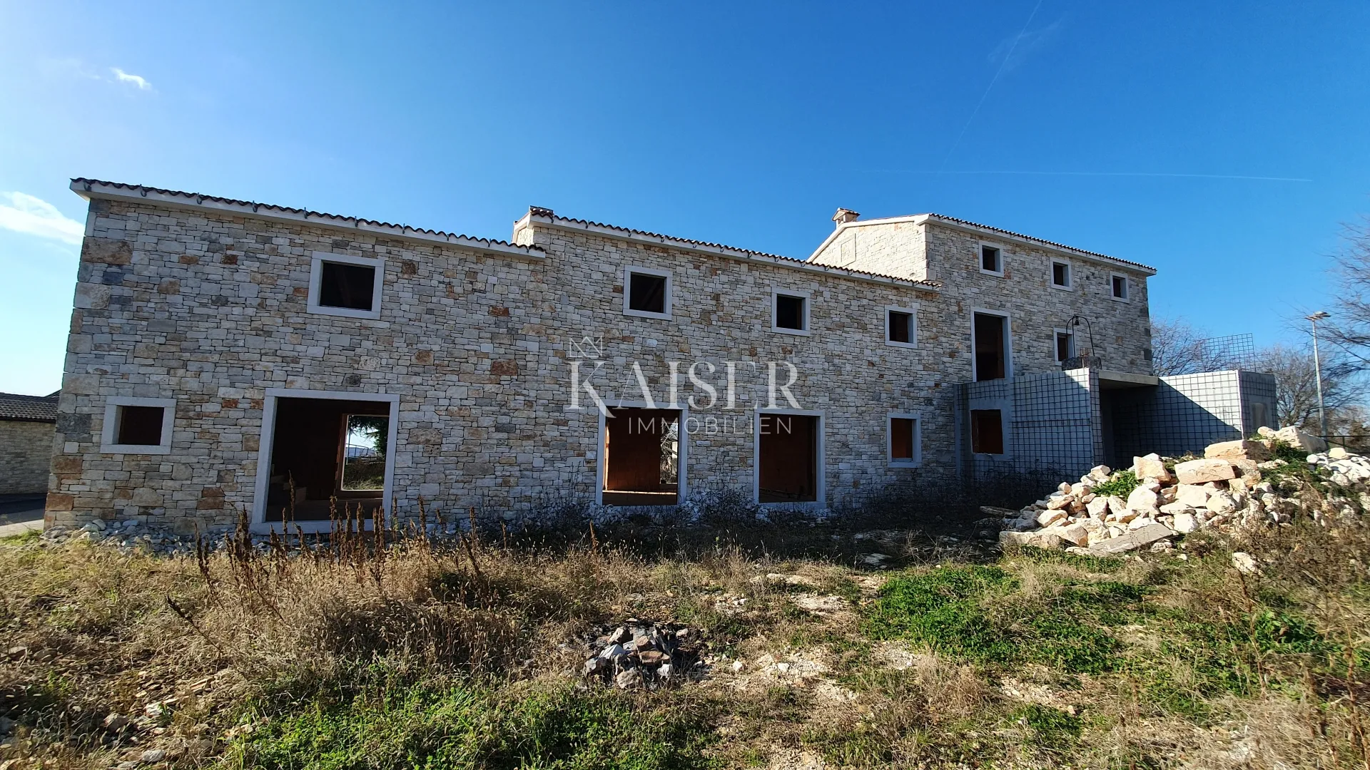 istra - lovreč, kamena roh bau vila pogled more - slika 16