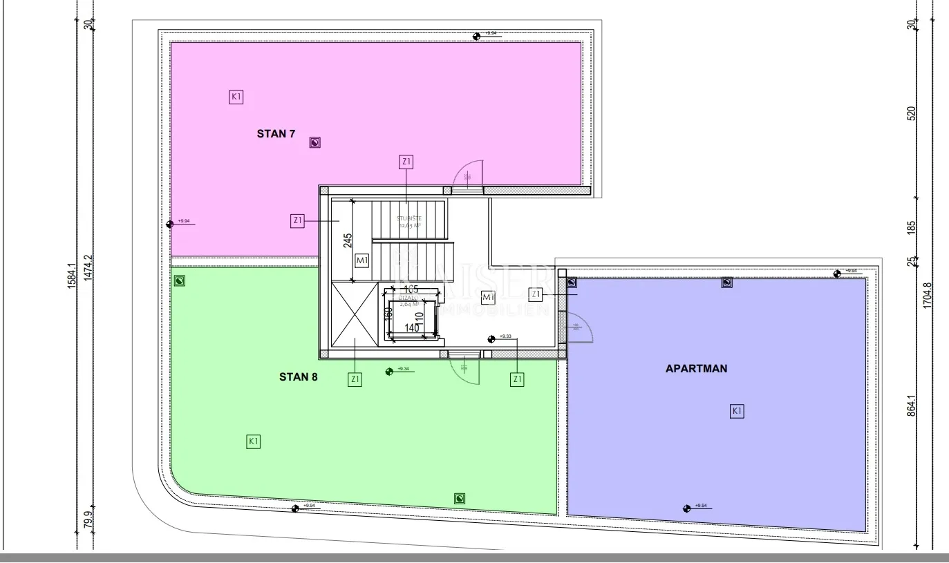 zadar,sv.petar- luksuzan penthouse sa krovnom terasom - slika 8