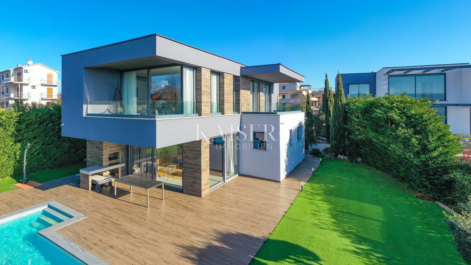 krk, okolica - prekrasna villa 185m2, pogled more - slika 2