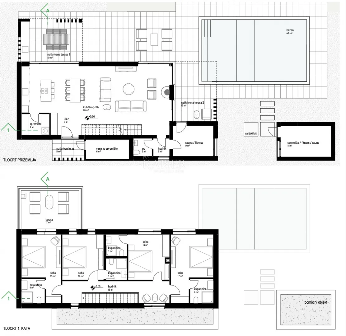 istra, labin - vila s bazenom 176 m2 na okućnici 2 642 m2 - slika 12
