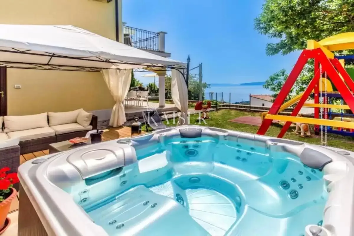 opatija, ičići - prekrasan stan 160m2 s pogledom na more - slika 7
