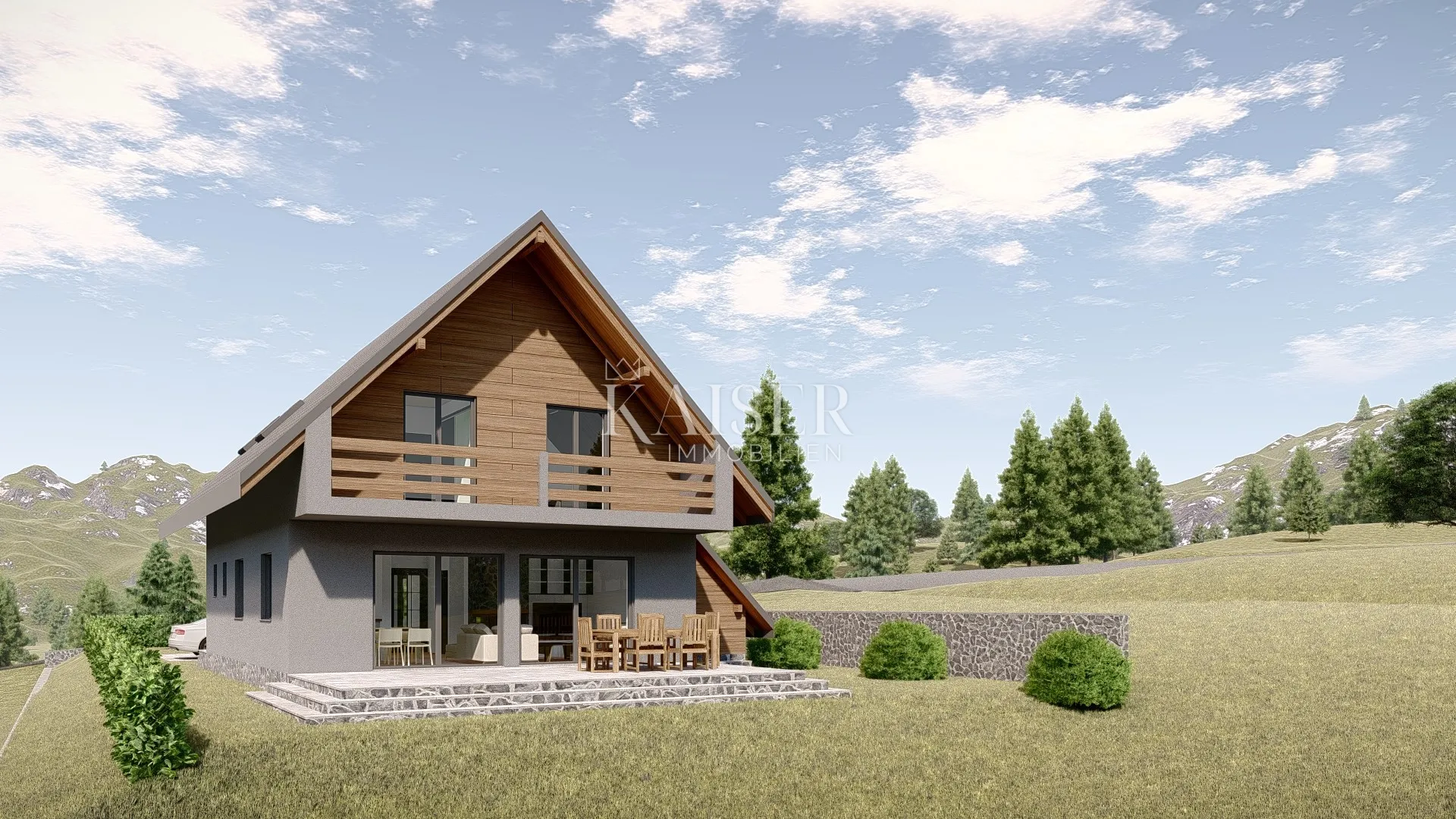 ravna gora, stari laz- građevinski teren 1500 m2 s građevinskom dozvolom - slika 6