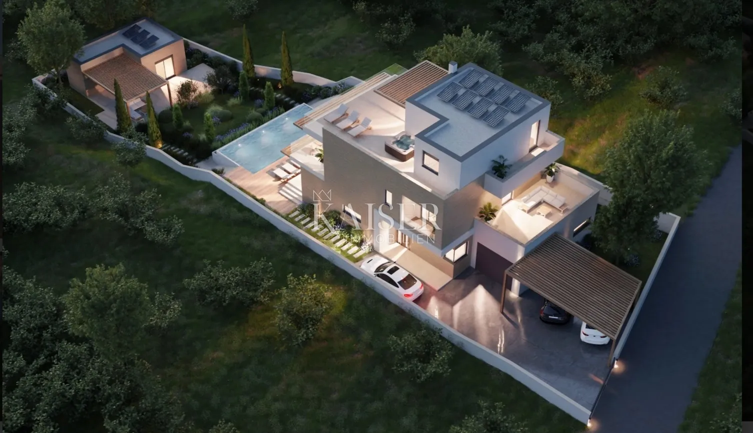 šibenik, rogoznica- ekskluzivna vila s panoramskim pogledom na jadran, infinity bazenom i wellnessom - slika 3
