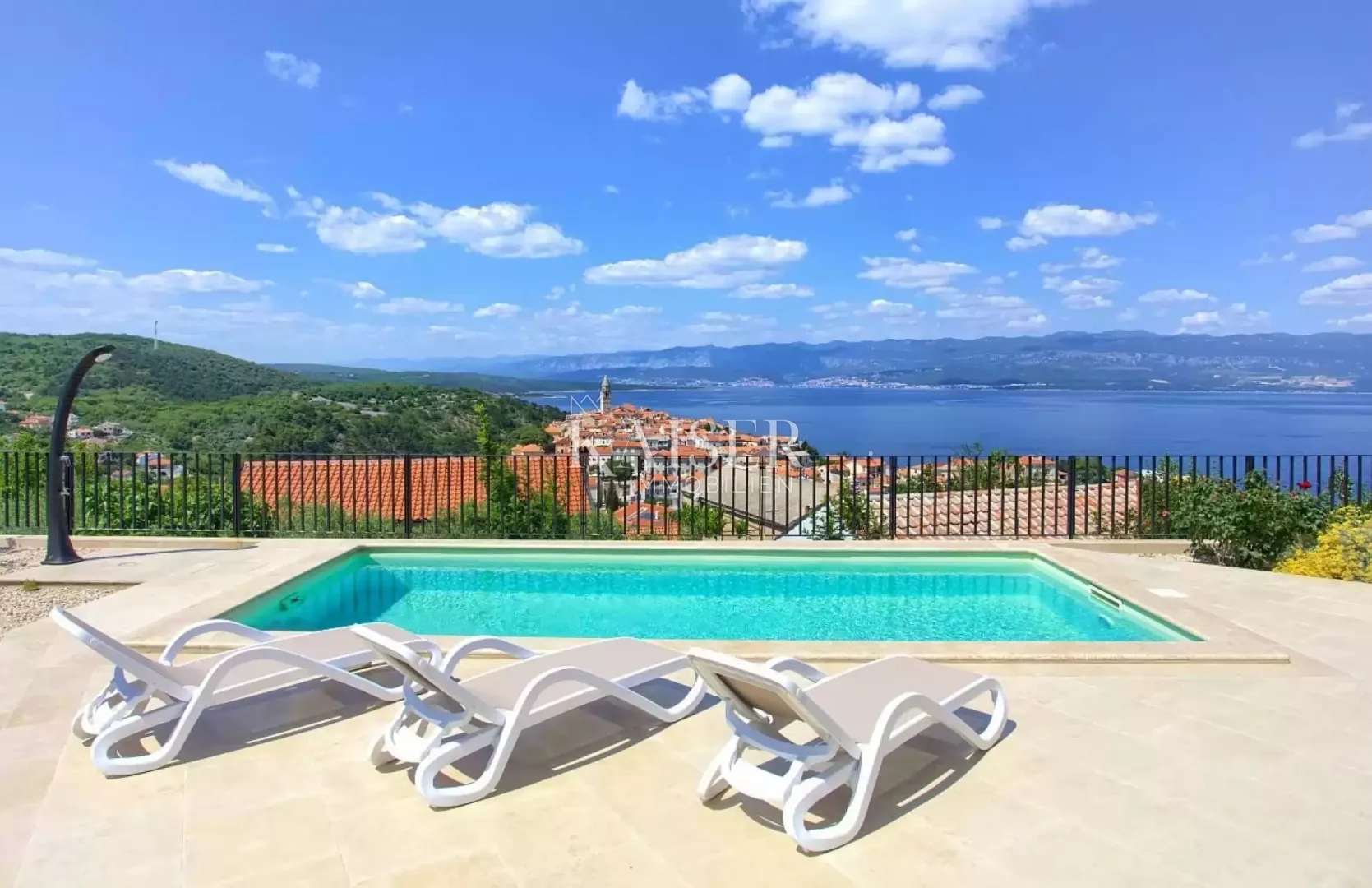otok krk, vrbnik- moderna vila 127m2 panoramskim pogledom - slika 16