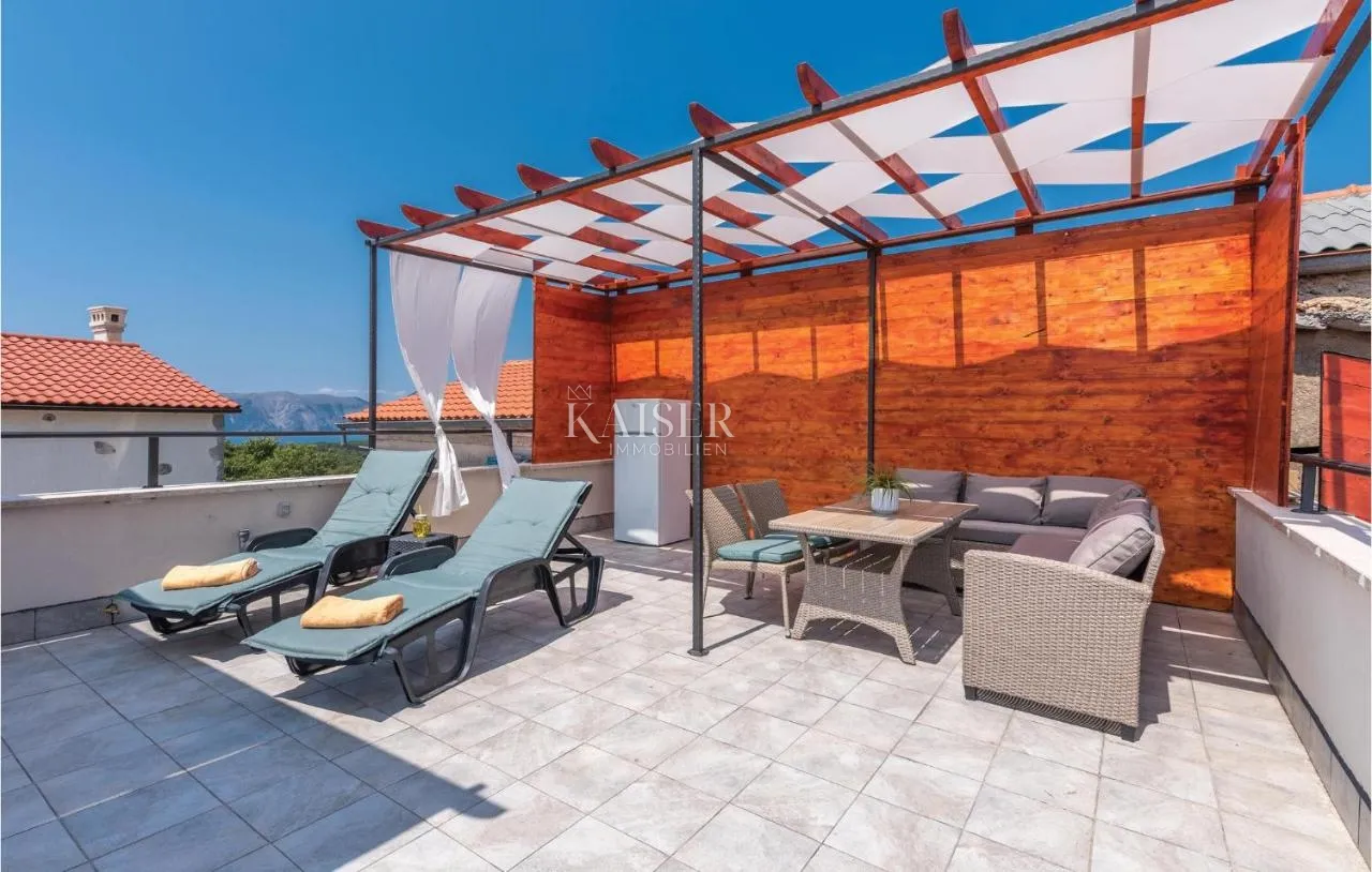 pinezići, otok krk- adaptirana kamena kuća 145m2 s bazenom - slika 25