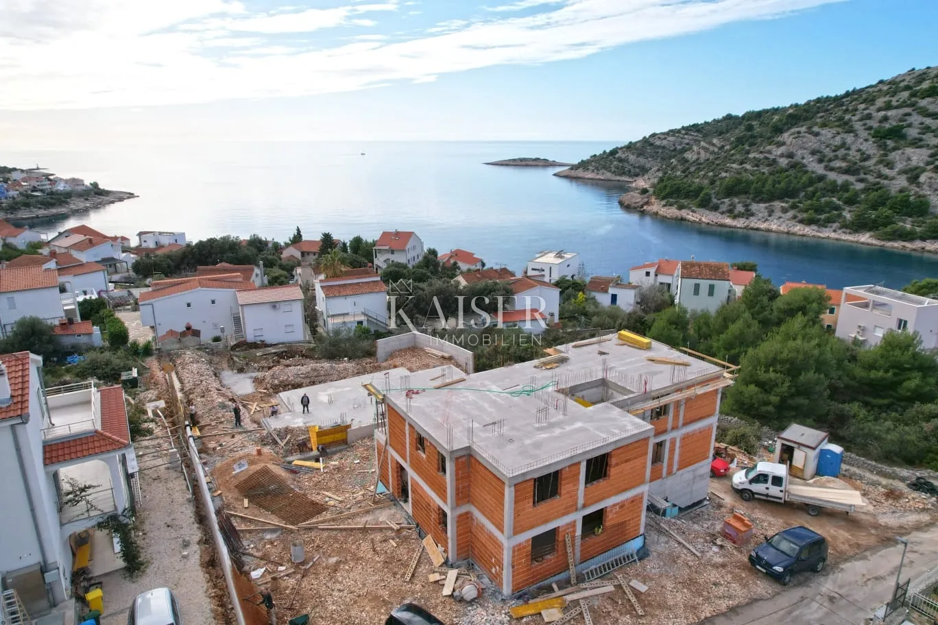 šibenik, stivašnica- dvoetažna vila s bazenom i pogledom na more - slika 3