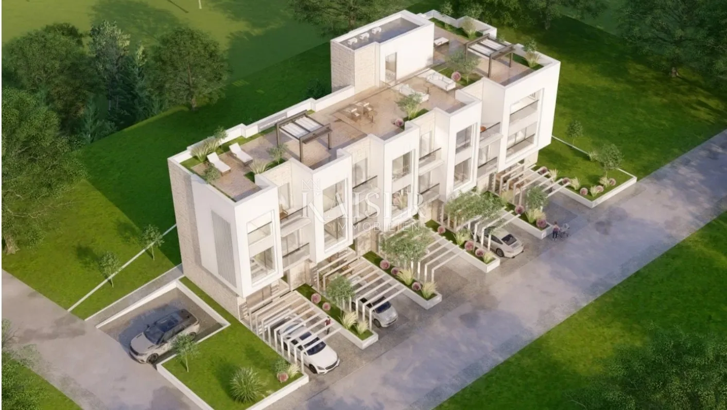zadar, sv. petar- dvoetažni stan sa vrtom i pogledom na more - slika 2
