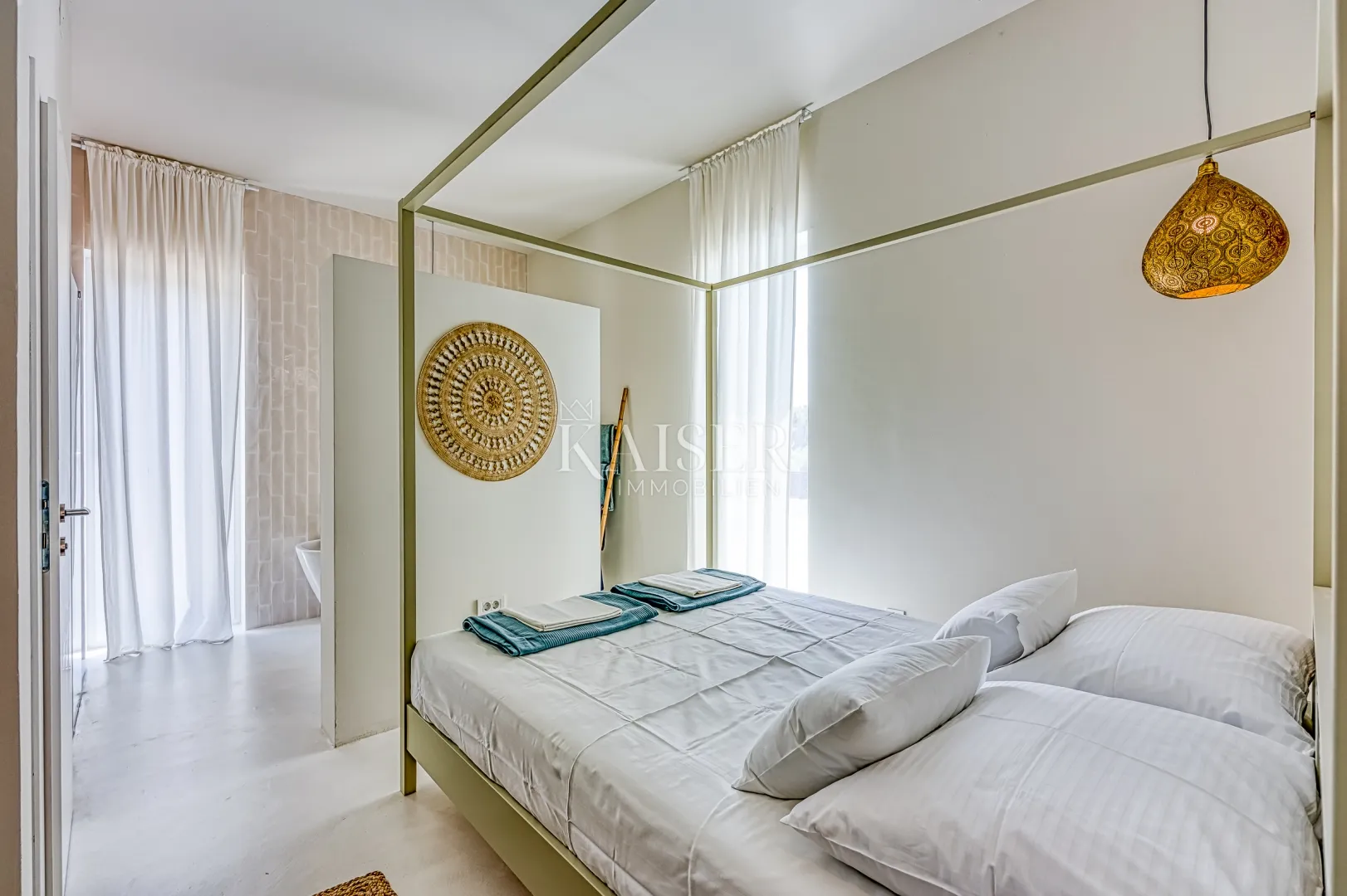 otok krk, okolica krka - predivna vila s pogledom na more, 110 m2 - slika 28