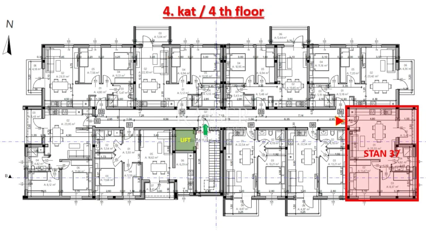 istra, pula- dvosoban stan 54m² u modernoj novogradnji - slika 28