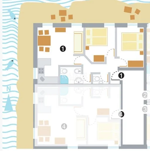 istra, rovinj- jedinstven stan 50m2 korak do mora - slika 21