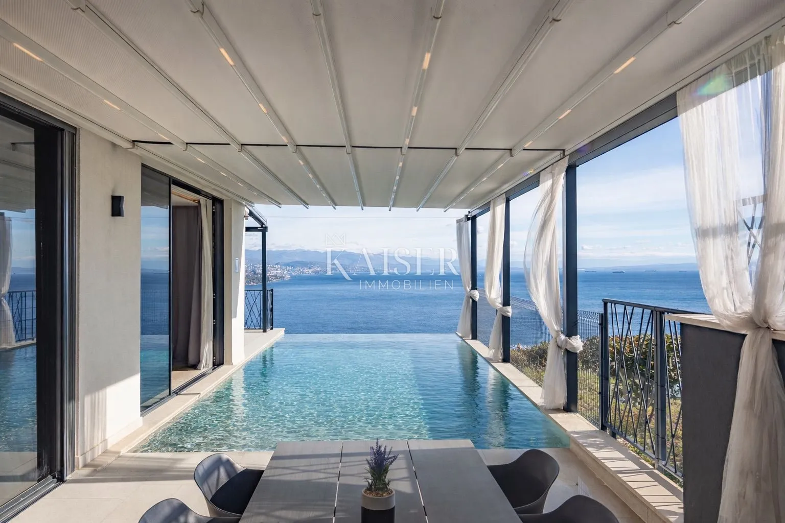 opatija, volosko, luksuzni apartman na 237 m2,s bazenom - slika 4