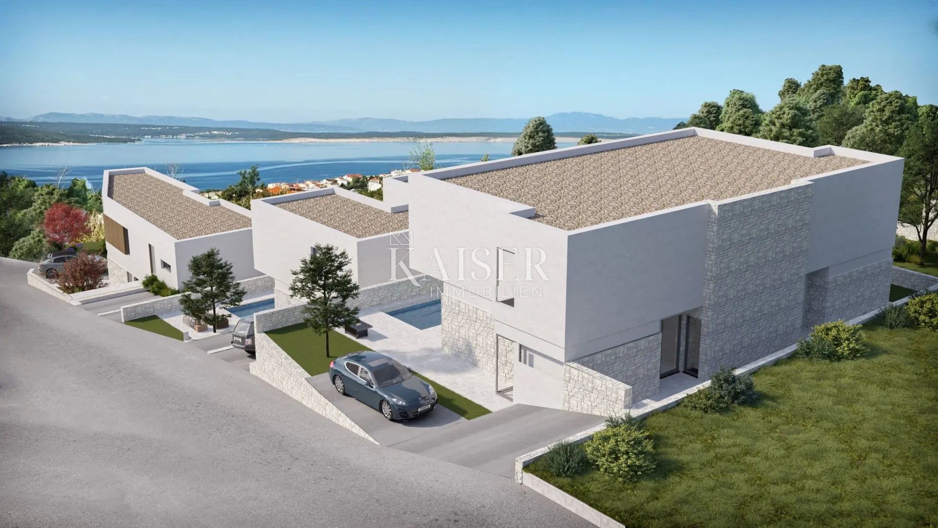 Crikvenica- dvojna kuća 100m2 panoramsim pogledom