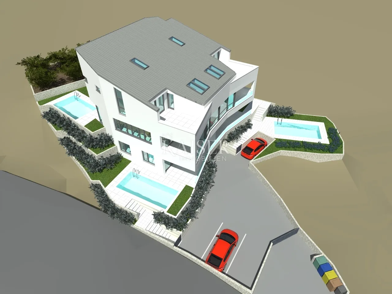 otok krk, punat - zemljište 914 m2 sa projektom - slika 5