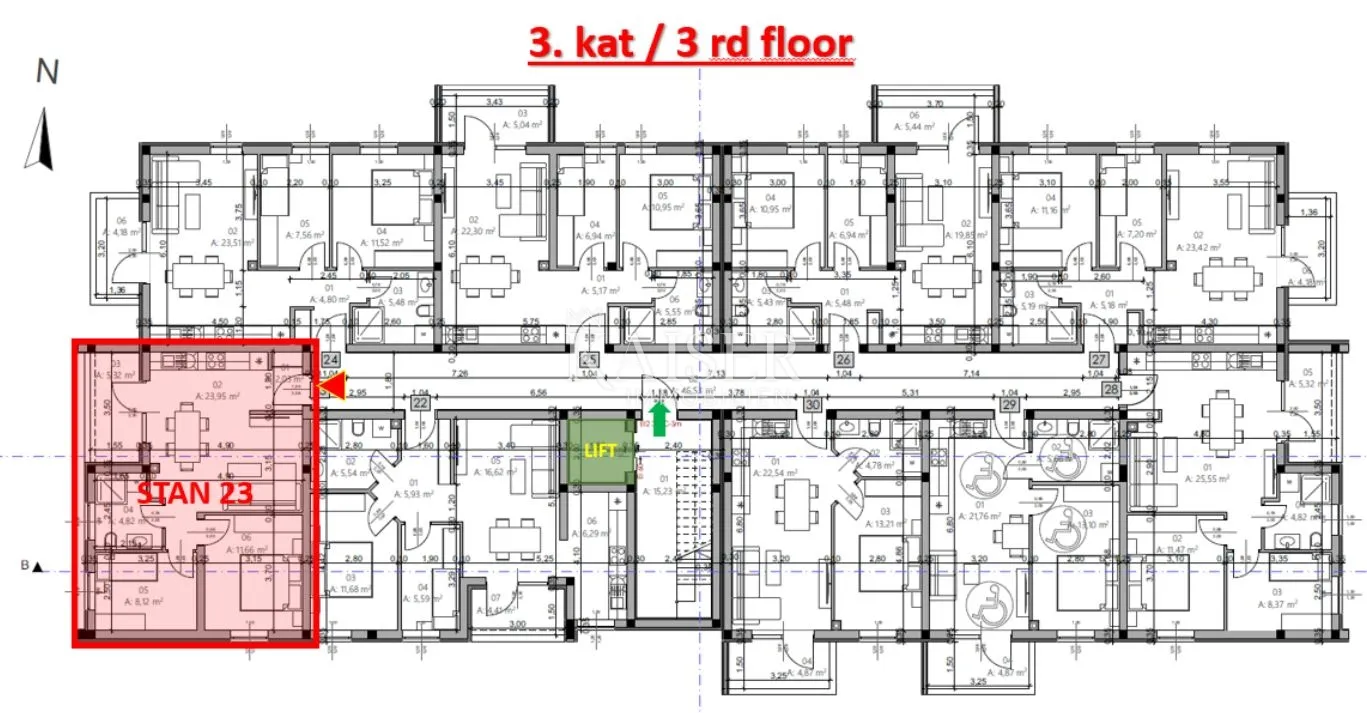 istra, pula- dvosoban stan 54m² u modernoj novogradnji - slika 24