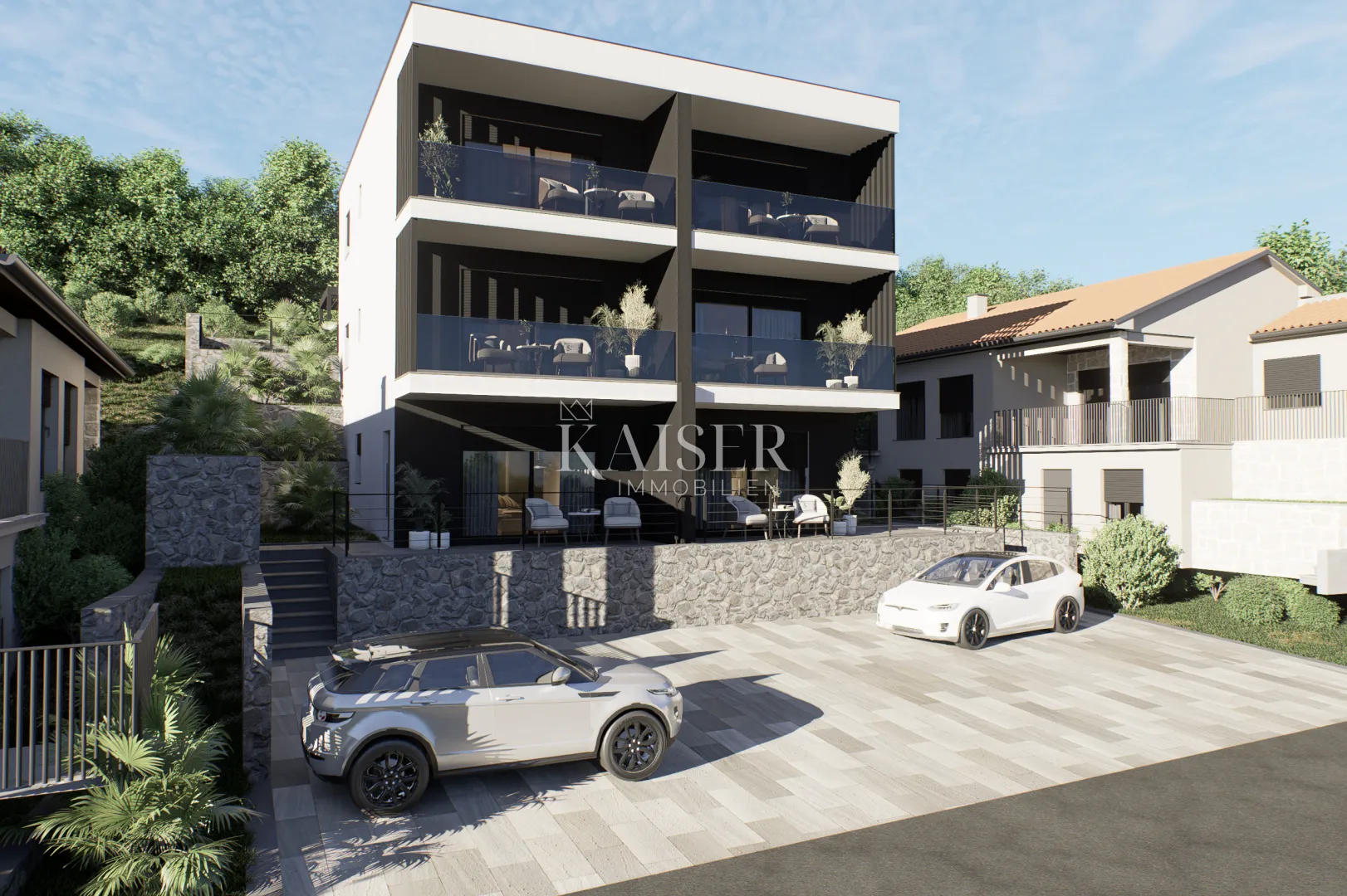 otok krk, omišalj- jednosoban stan 40m2 samo 50m do mora - slika 7