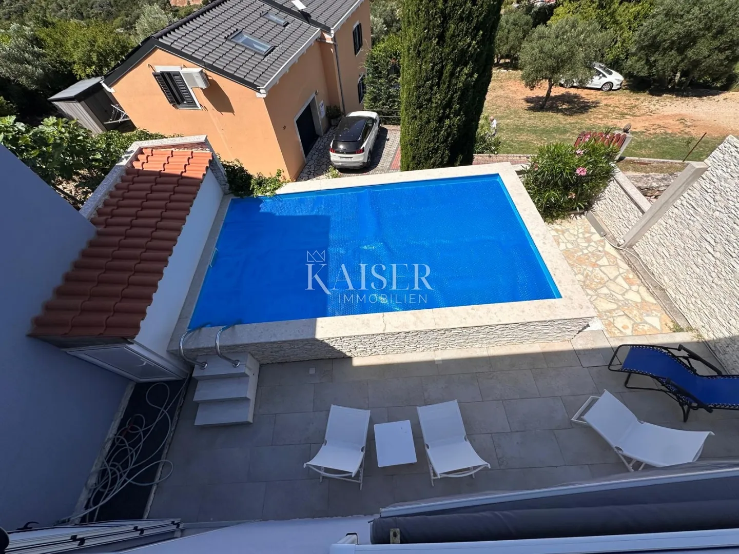kuća s bazenom i pogledom na more – sveti jakov, mali lošinj - slika 22