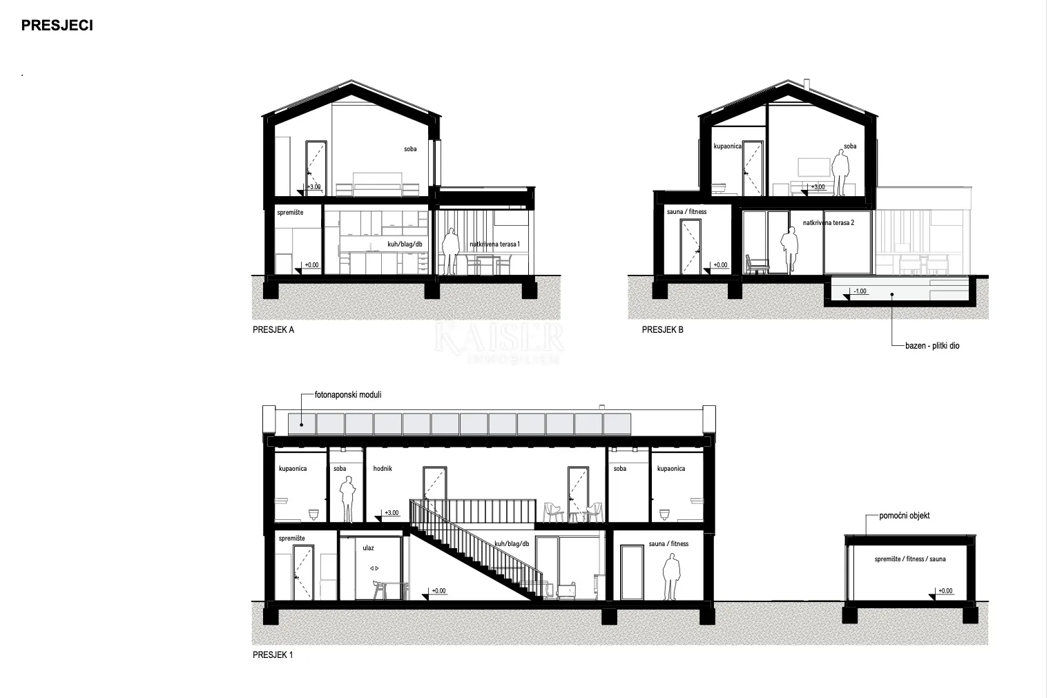 istra, labin - vila s bazenom 176 m2 na okućnici 2 400 m2 - slika 17