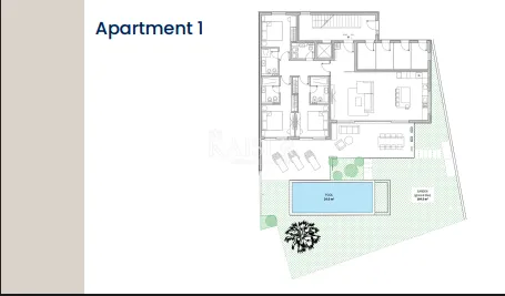 zadar - zaton: prizemni apartman s privatnim bazenom i vrtom, prvi red do mora - slika 9