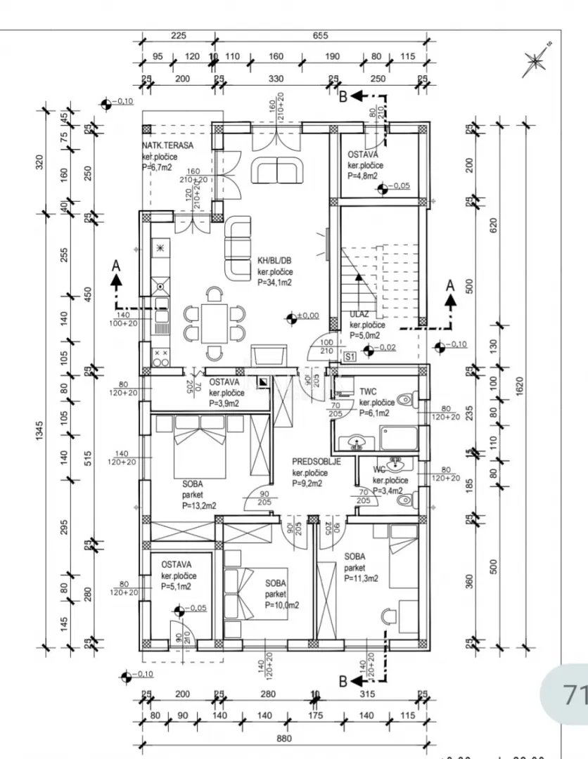 prostrani trosobni apartman (s1) u prizemlju novogradnje, vir – pedinka - slika 19