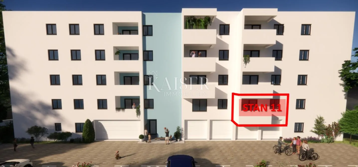 Istra, Pula- jednosoban stan 42m² s balkonom