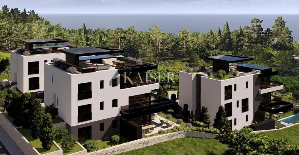 krk, luksuzan penthouse s krovnom terasom od 88 m² i panoramskim pogledom - slika 3