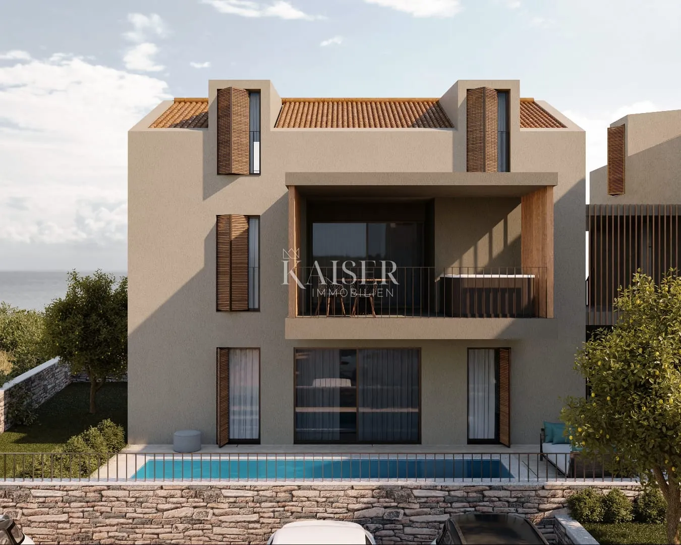 istra - višnjan, građevinsko zemljište sa projektom za stanove pogled more - slika 20