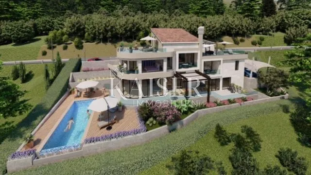 Mošćenička Draga, Sveta Jelena-Zemljište sa predivnim pogledom na more - Sveta Jelena, Mošćenička Draga