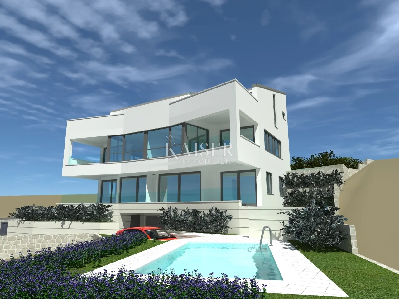 otok krk, punat - zemljište 914 m2 sa projektom - slika 11