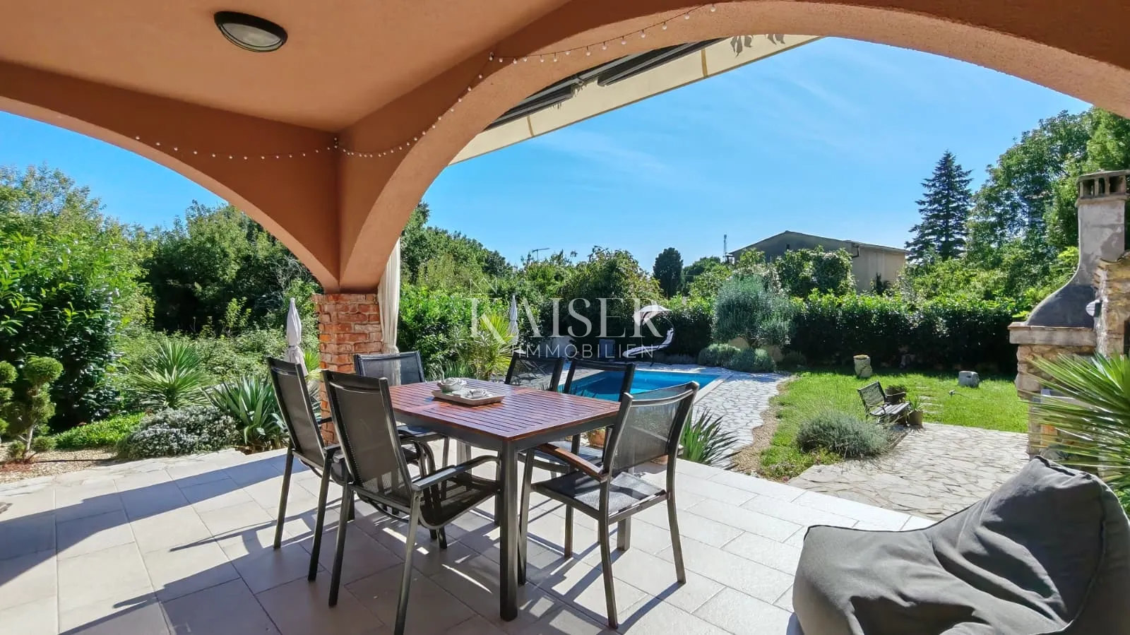 otok krk, dobrinj-renovirana kamena kuća 105m2 s bazenom - slika 27