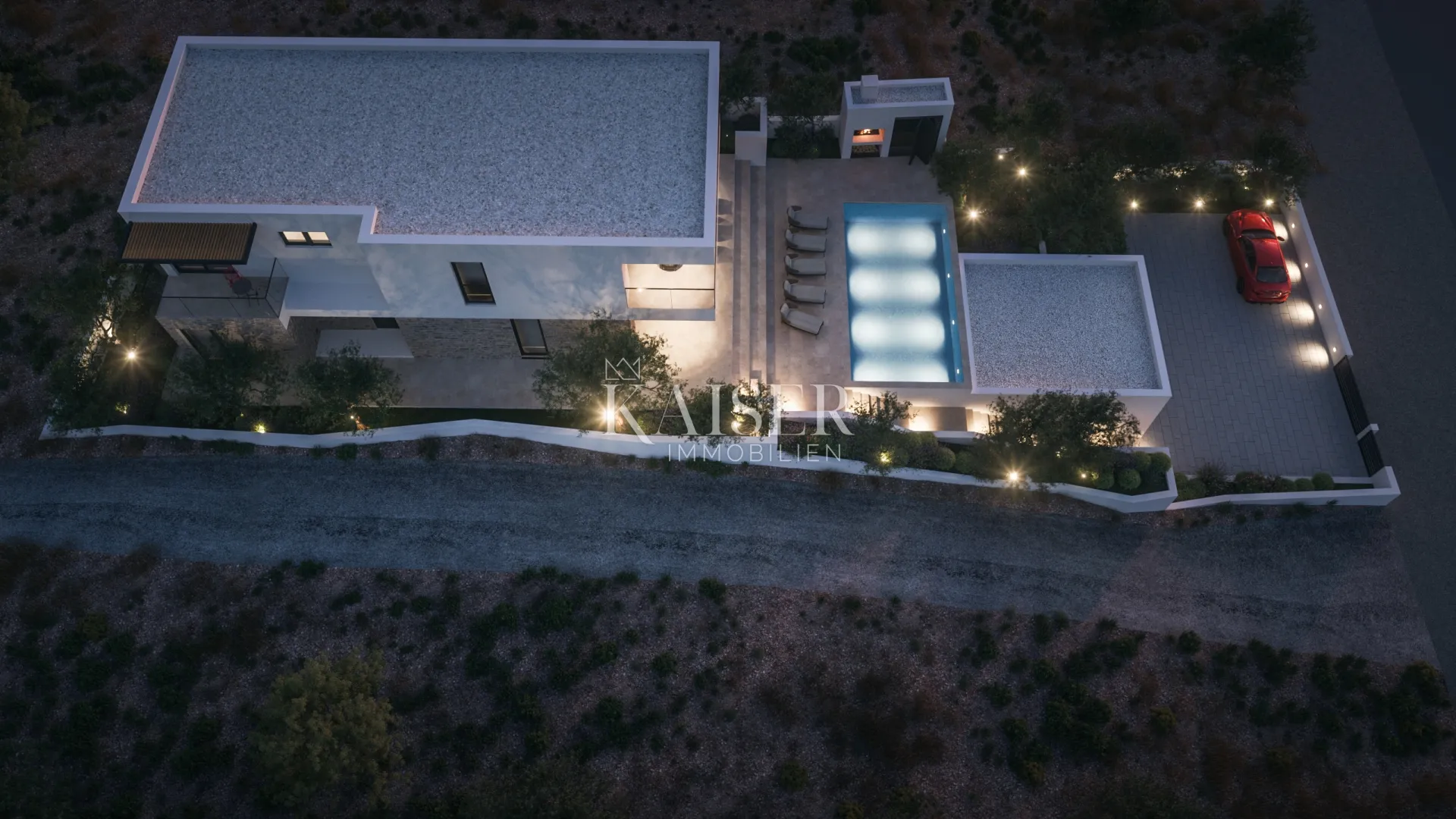 šibenik, žaborić – luksuzna vila s grijanim bazenom i panoramskim pogledom - slika 13