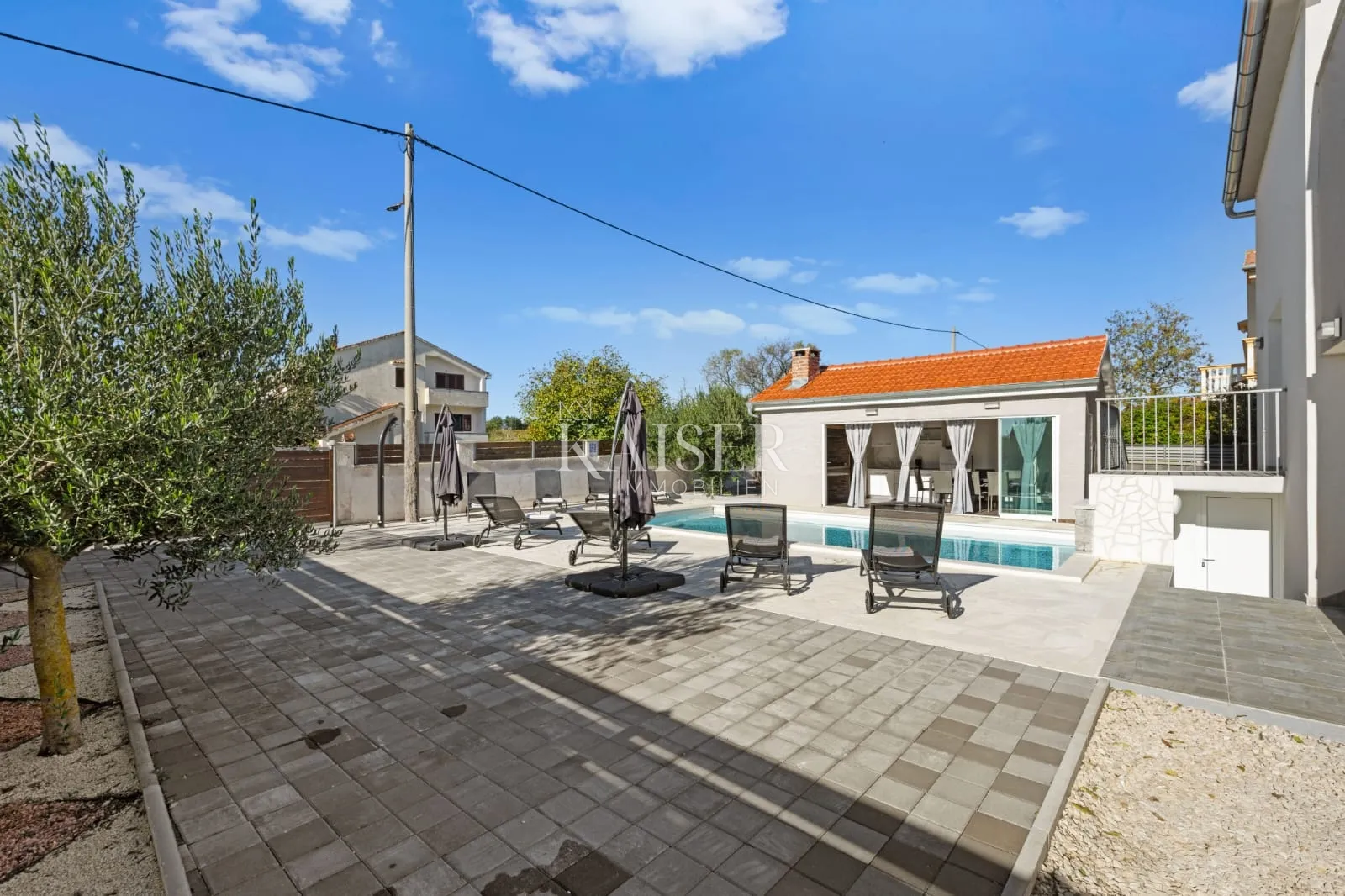 biograd, okolica - kuća sa bazenom, 145m2 - slika 25