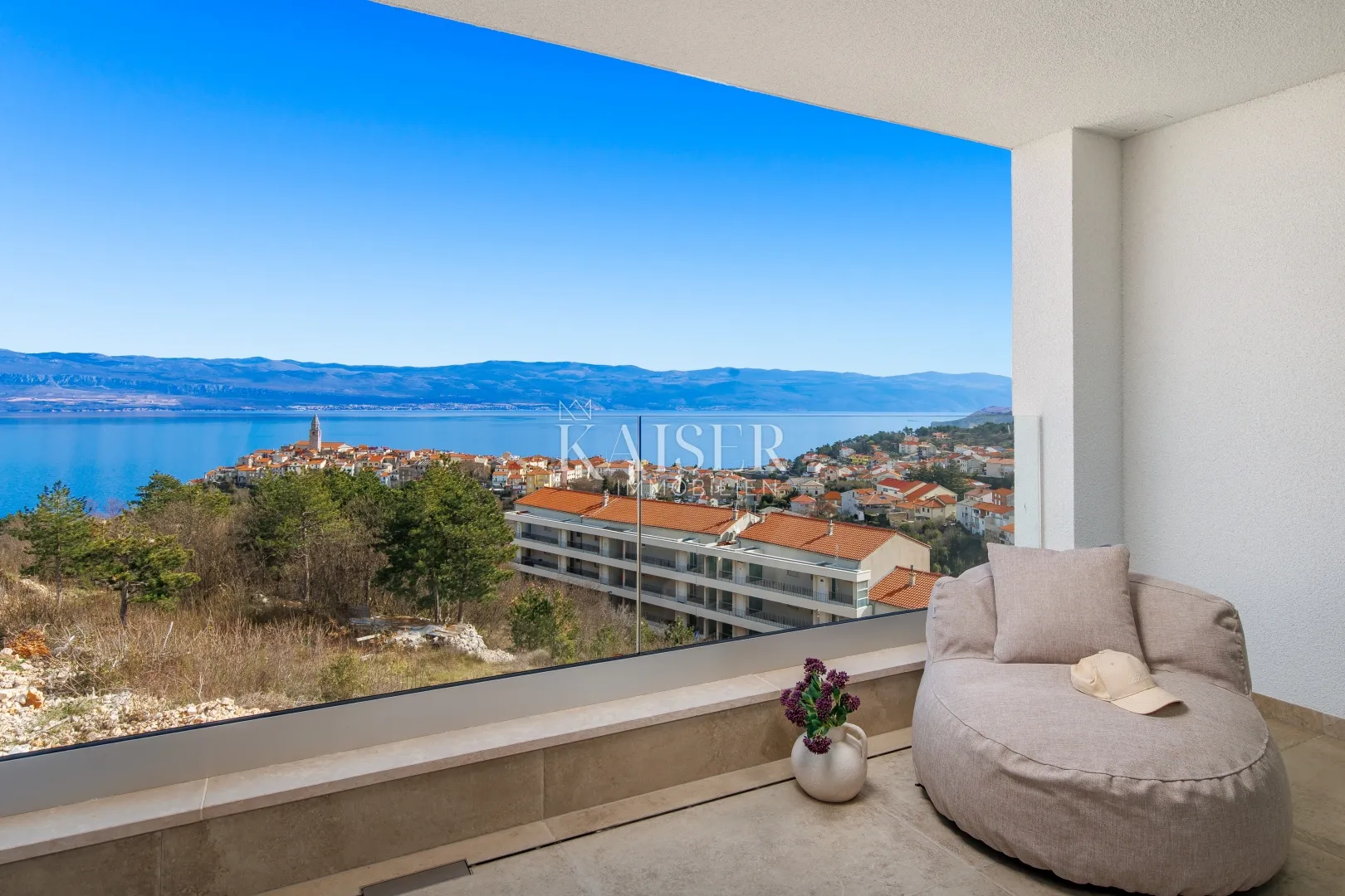 krk, vrbnik - villa 265m2 sa panoramskim pogledom na more - slika 25