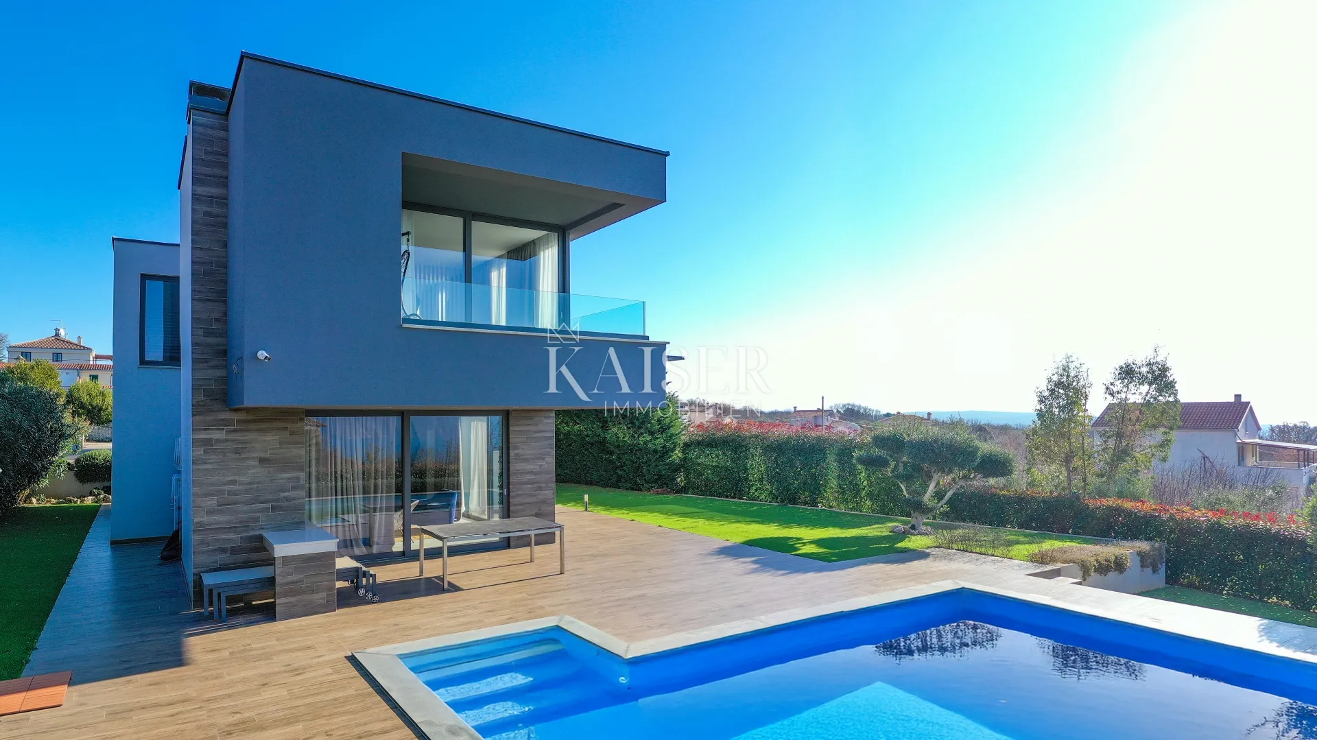 krk, okolica - prekrasna villa 185m2, pogled more - slika 4
