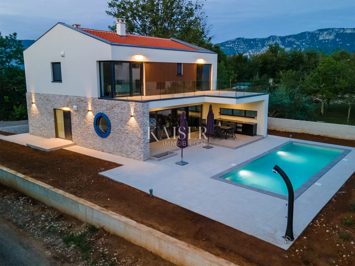 istra, labin - novogradnja s bazenom 218 m2 - slika 21