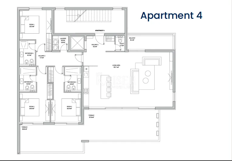 zadar-zaton | ekskluzivan penthouse s liftom i pogledom - slika 13
