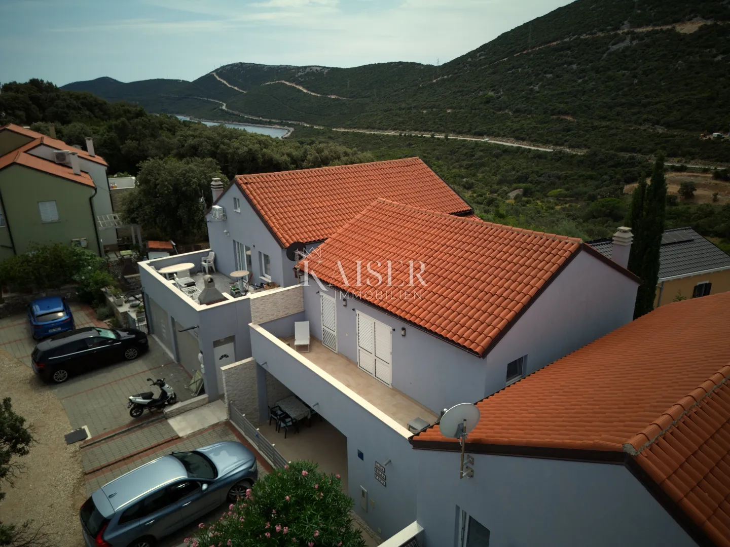 kuća s bazenom i pogledom na more – sveti jakov, mali lošinj - slika 10