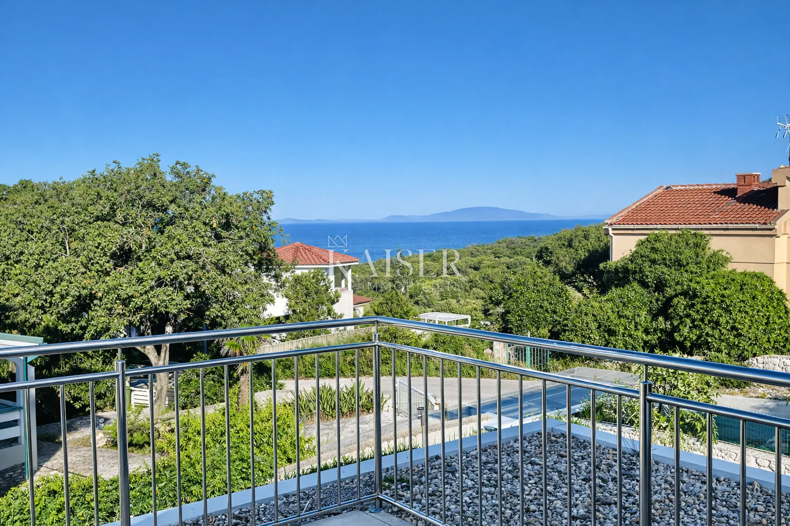 pag, potočnica – obiteljska vila s bazenom i predivnim pogledom 100 m od plaže - slika 30