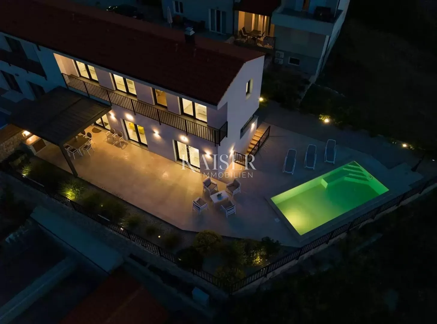 otok krk, vrbnik- moderna vila 127m2 panoramskim pogledom - slika 34