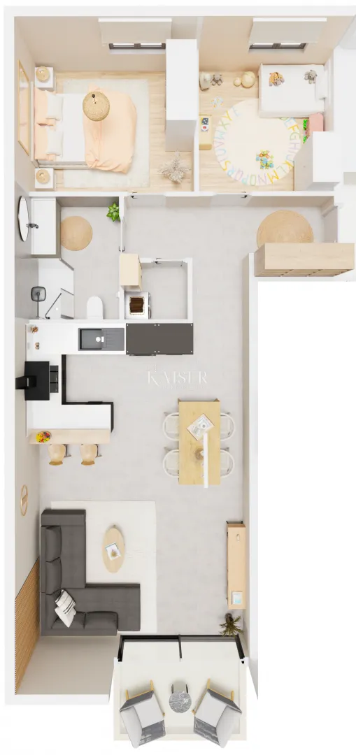 istra, poreč - vabriga, stan v2-b2 u novogradnji 70 m2,lift - slika 20