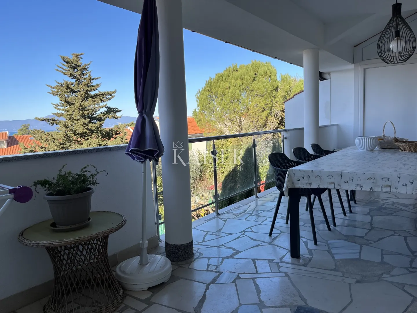 otok krk, malinska - kuća 300 m2 sa pogledom na more - slika 8