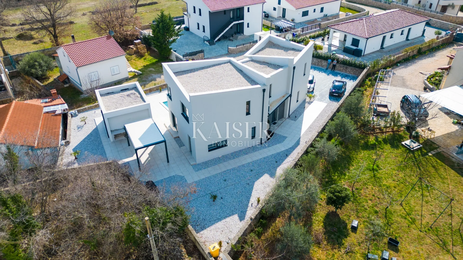 otok krk, - kornić: ekskluzivna vila sa grijanim bazenom - slika 6