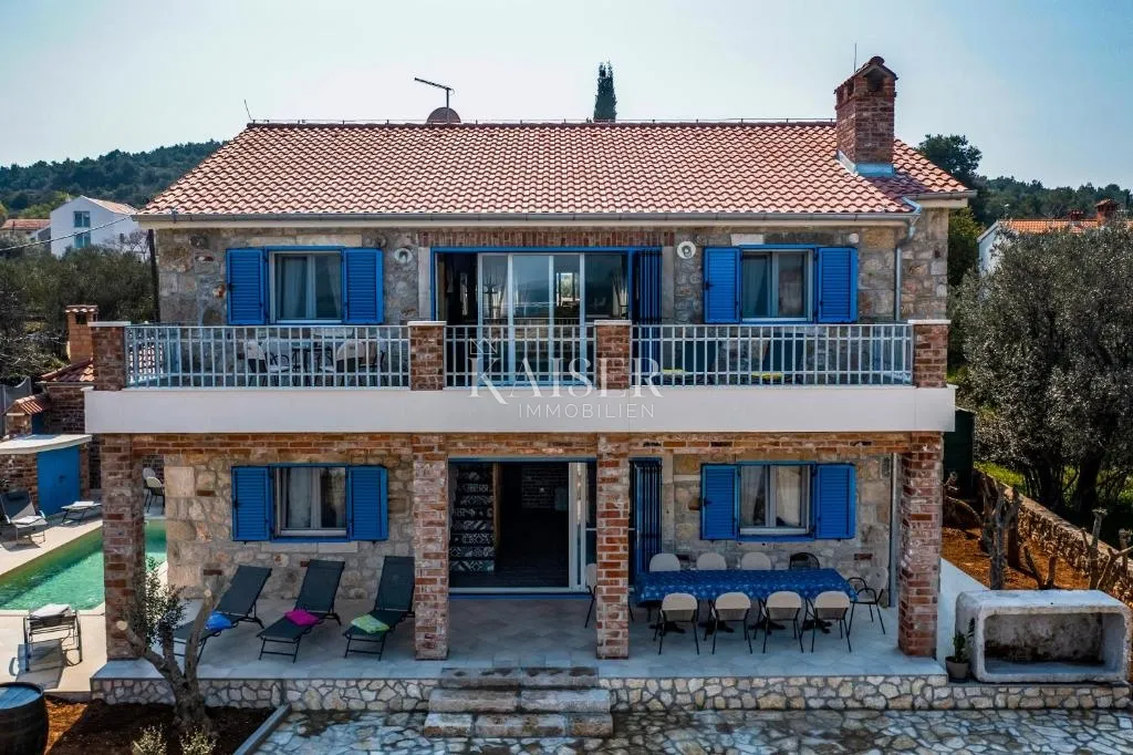 Autentična kamena vila s bazenom, samo 30 metara od mora, Otok Pašman – Ždrelac - Ždrelac, Pašman