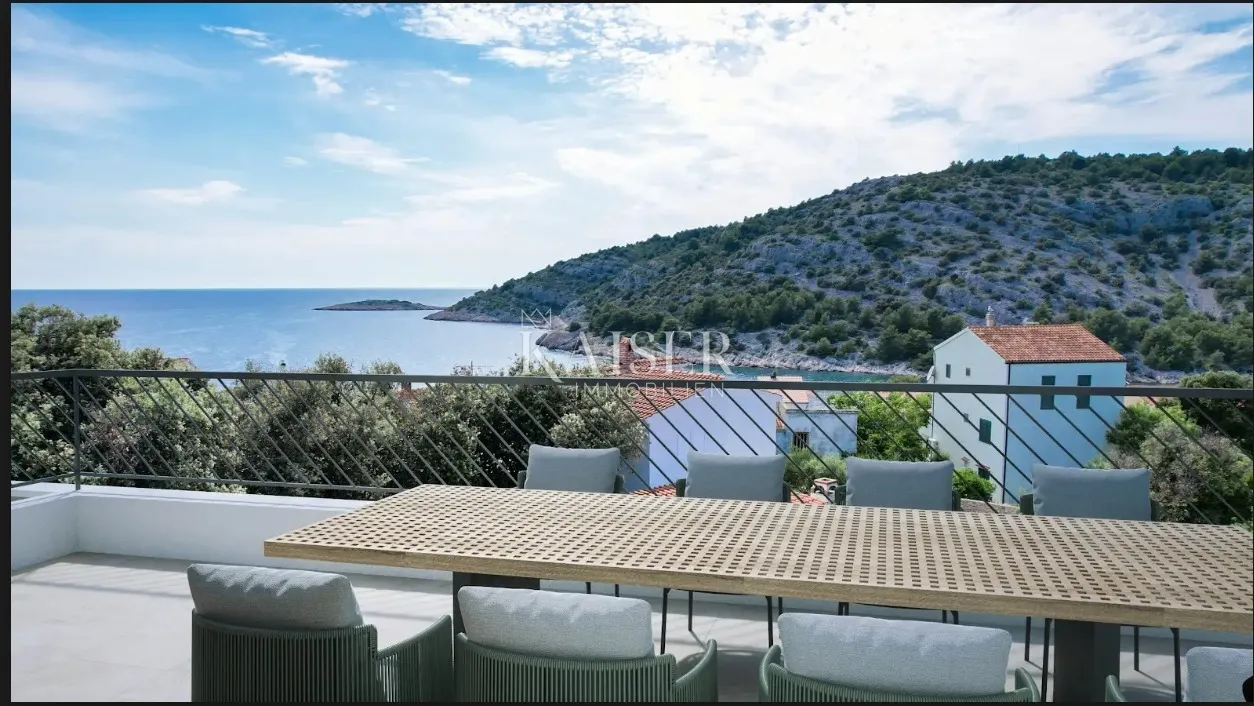 šibenik, stivašnica- penthouse sa terasom i pogledom na more - slika 11