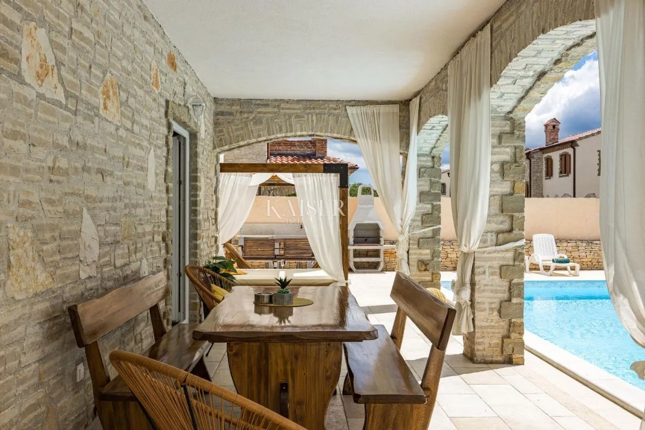 svetvinčenat - rustikalna vila s bazenom, 160 m2 - slika 17
