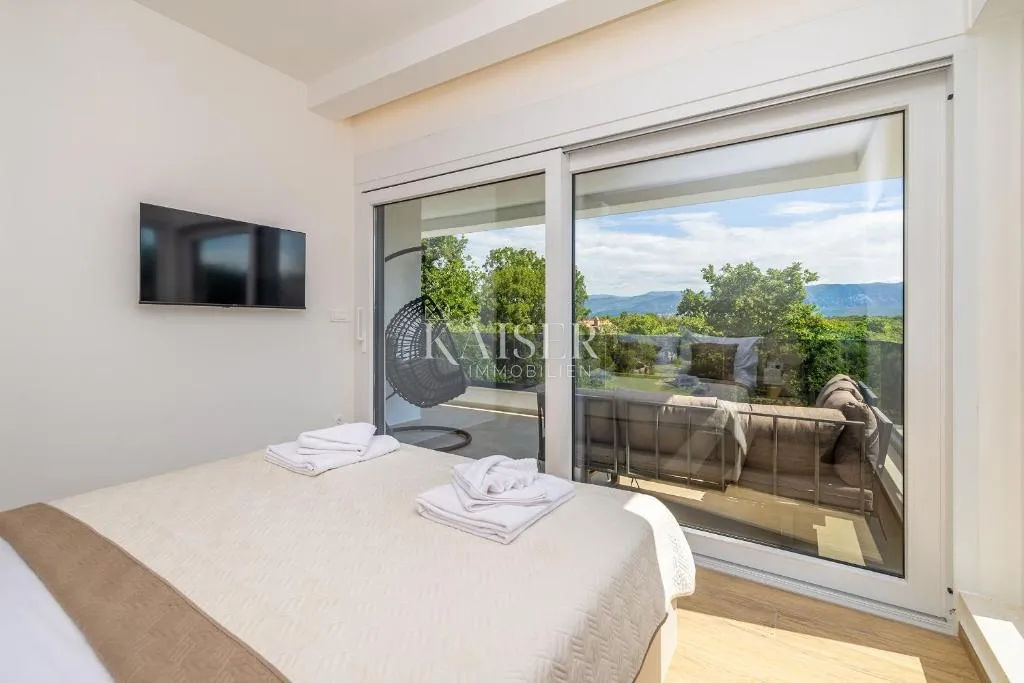 otok krk, omišalj - luksuzna dvojna kuća 204m2 - slika 22
